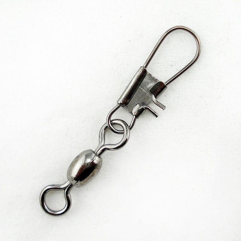 2018 INFOF Fishing Swivels Crane Swivel With Interlock Snap Bass