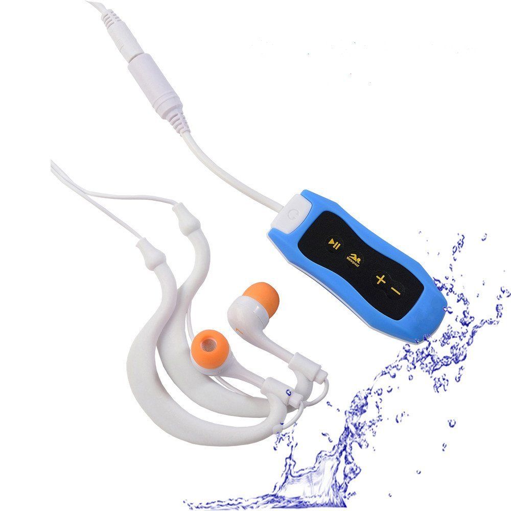 OKCSC Waterproof IPX8 MP3 FM Player For Sport Swimming Diving In Water
