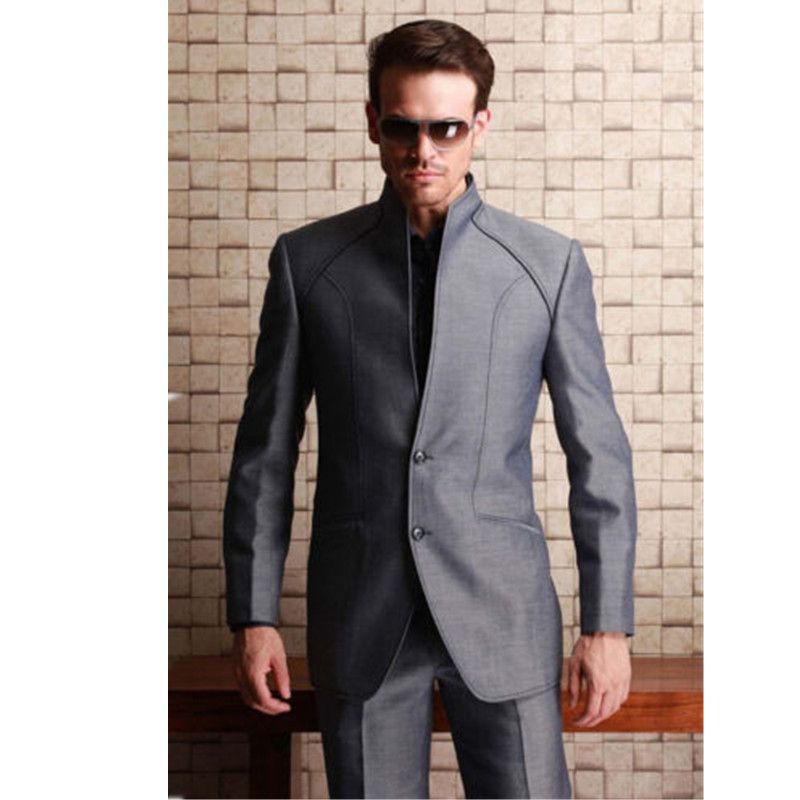 Custom Made Mens Wedding Suits Business Suits Groom Tuxedos Slim Formal Blazers 2 Coat Pants Custom Made