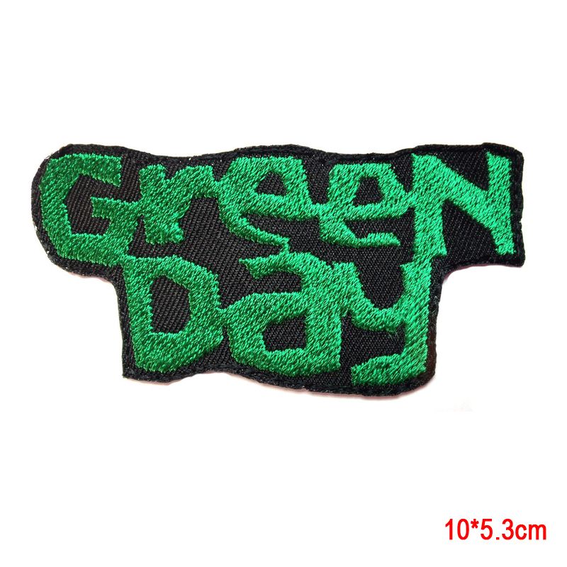 2020 Green Day Letters Greenday Rock Band Embroidered Iron On Patches ...