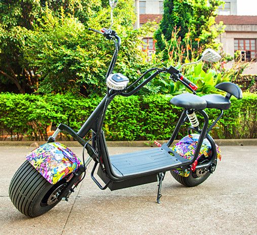 2019 Two Wheels Electric Citycoco Scooter 1000W Lithium ...