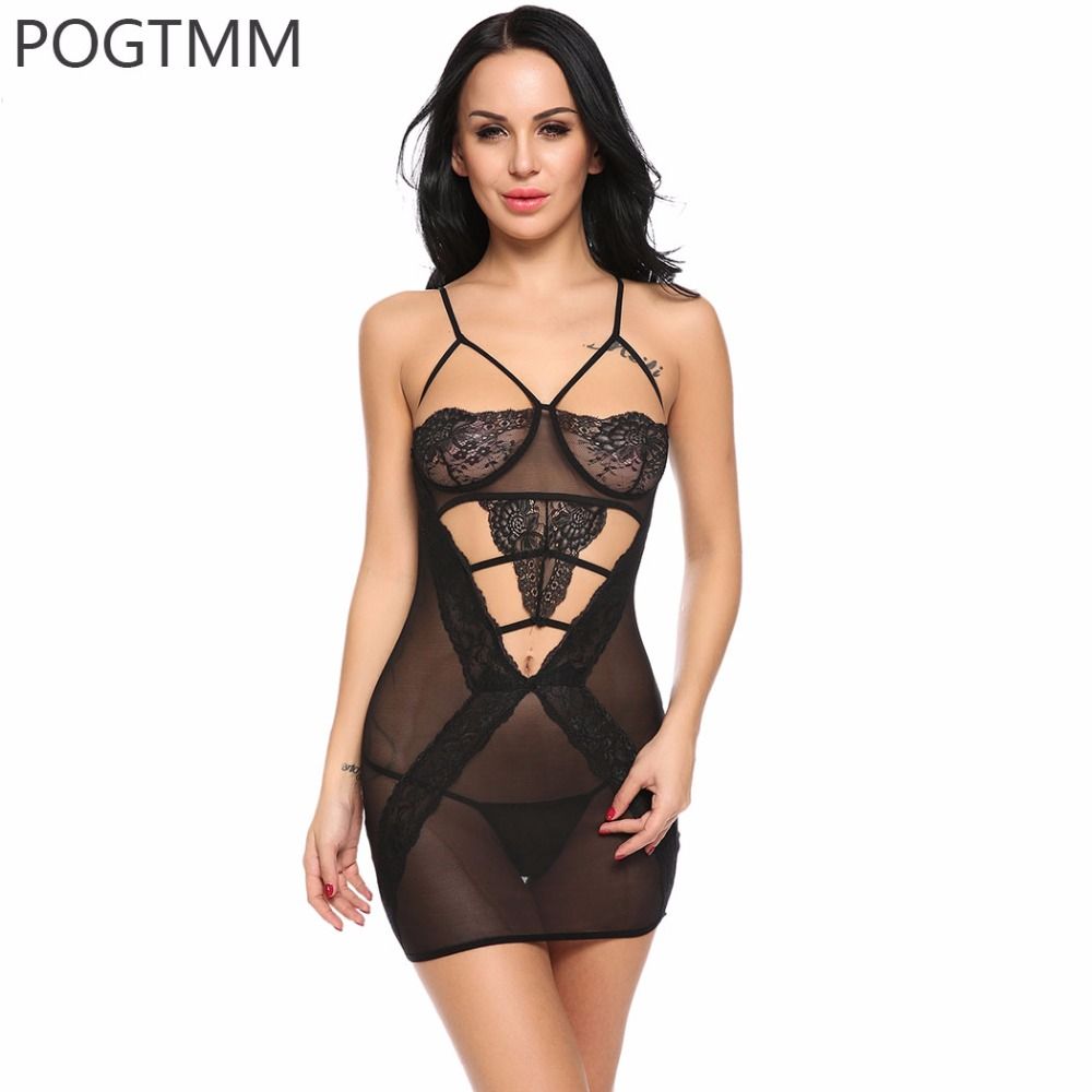 Baby Porn Sex - Woman Sexy Hot Lingery Erotic Baby Doll Dress Night Transparent Lace Bra  Open Sleepwear Nightwear Lady Sex Negligee Porn Clothes 2017 Lingerie Sexy  Lingerie ...