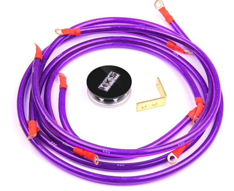 Racing Universal Grounding Cable Wire Kit For Universal Car Earth