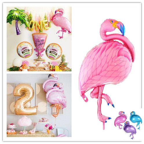 Large Size Flamingo  Foil Balloons Wedding Decorations  