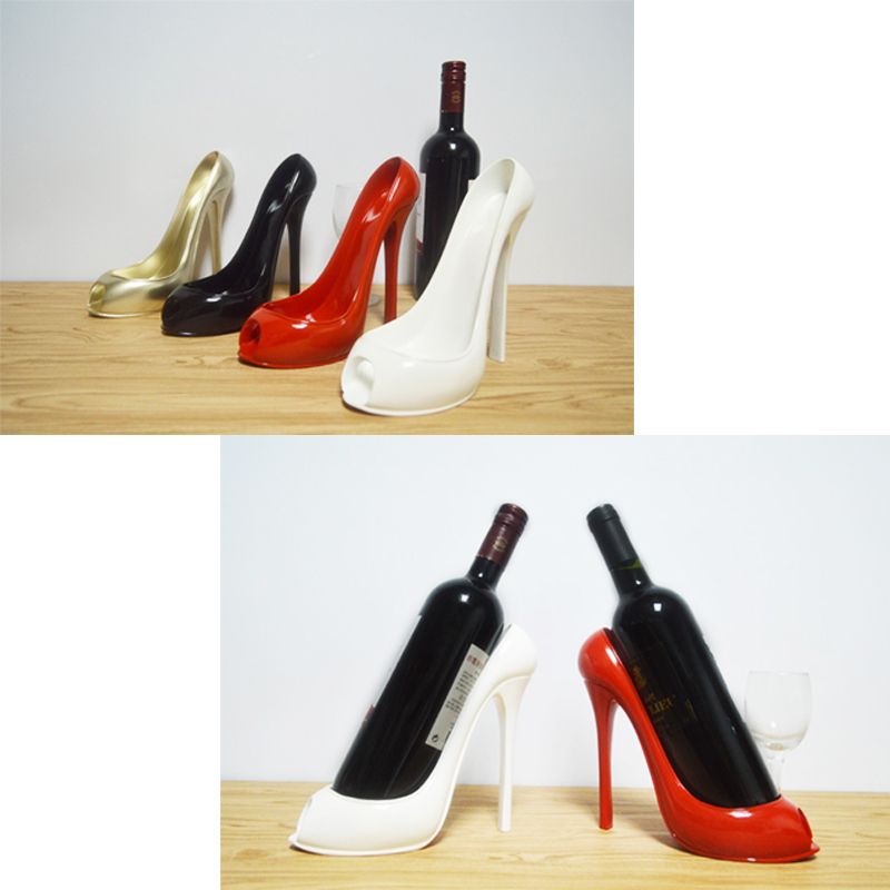 2019 High Heel Shoe Wine Bottle Holder Rack Home Wedding Party