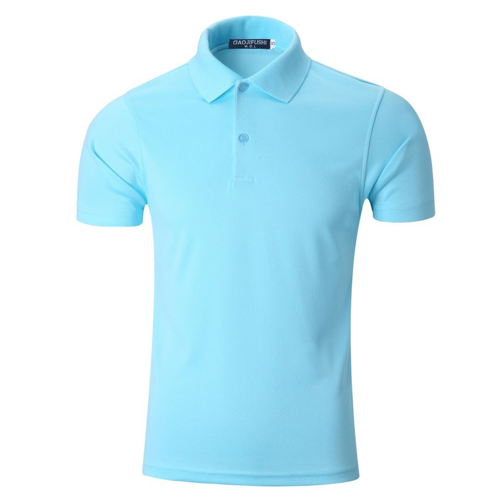 2020 Solid Dark Blue Color Quality Polyester Polo Poloshirt Shirt