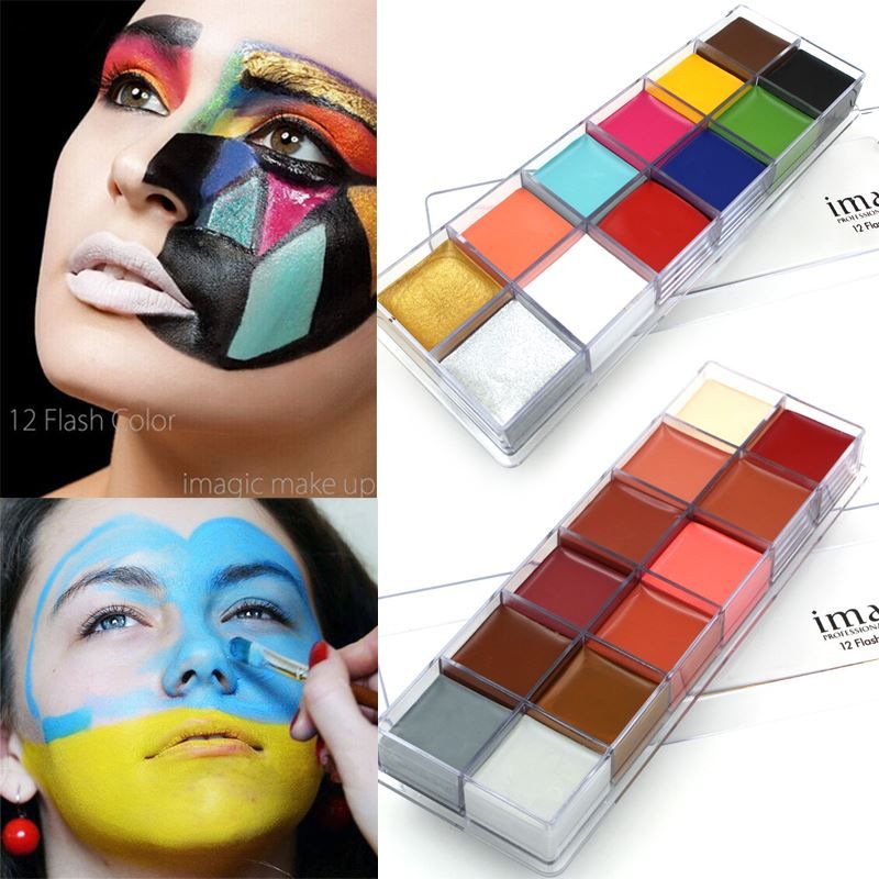 imagic famous brand flash tattoo face body paint oil painting art imagic famous brand flash tattoo face body paint oil painting art