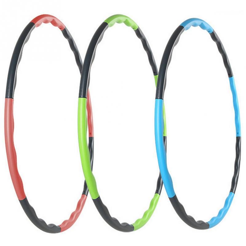 2019 80cm Detachable Hula Hoop Portable Fitness Removable Hula Circle