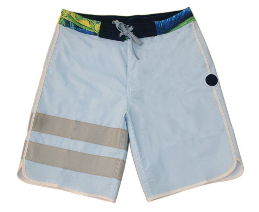 Elastane Cotton Boardshorts Mens Beachshorts Spandex Surf Pants Board