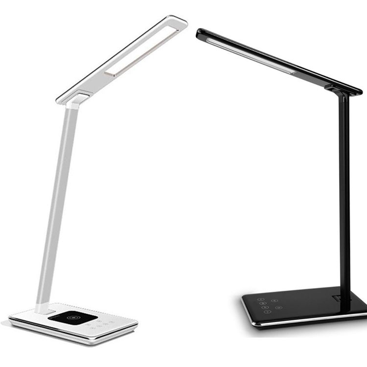 New Led Desk Lamp Table Folding Eye Friendly 4light Color New Led Desk Lamp Table Folding Eye Friendly 4light Color Temperature Book Light With Wireless Desktop Charger Usb Charging