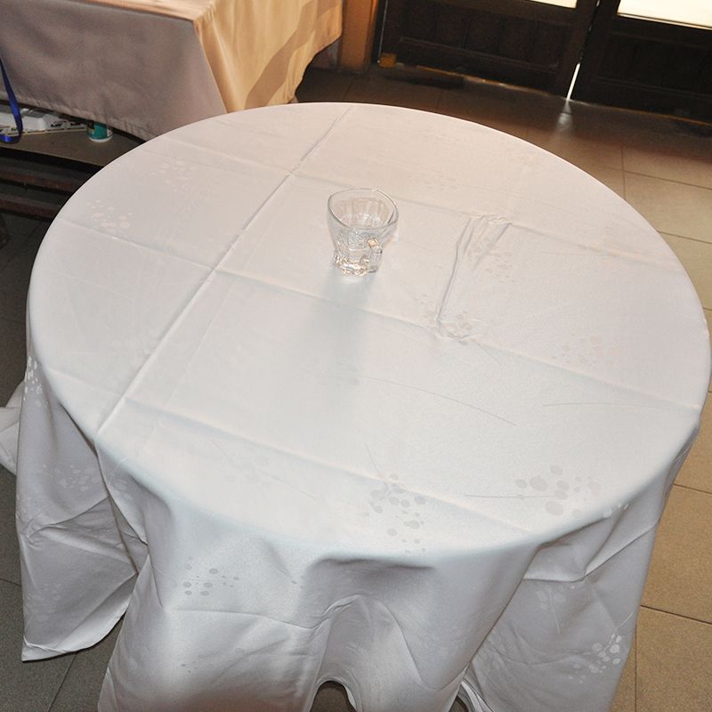 100 Polyester Jaquard Table Cloth Round High Quality Wedding 100 Polyester Jaquard Table Cloth Round High Quality Wedding White Red Grey Brown Linen Like Tablecloths 70 Tablecloth From Zibonet