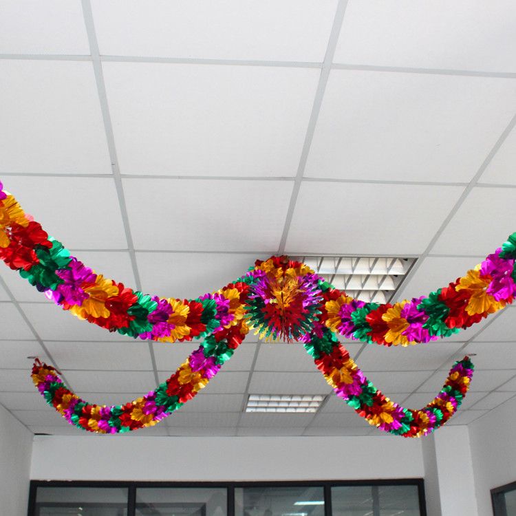 2019 Wholesale Colorful Hanging Foil Garland Streamer Party Decoration Birthday Celebration New Hand Crafts From Haolyhelen 50 26 Dhgate Com