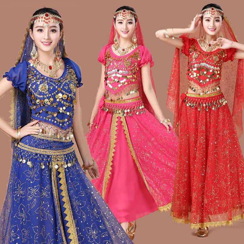 New Set Belly Dance Costume Bollywood Costume for Female Indian Dress