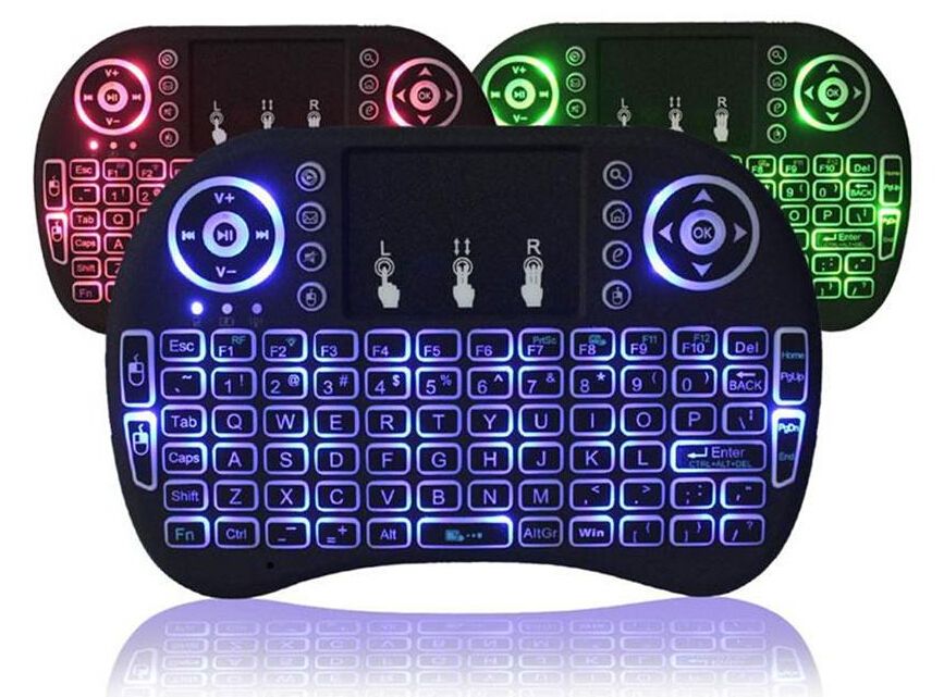 Rii I8 Fly Air Mouse Mini Wireless Keyboard 2.4GHz Touchpad Kyeboard