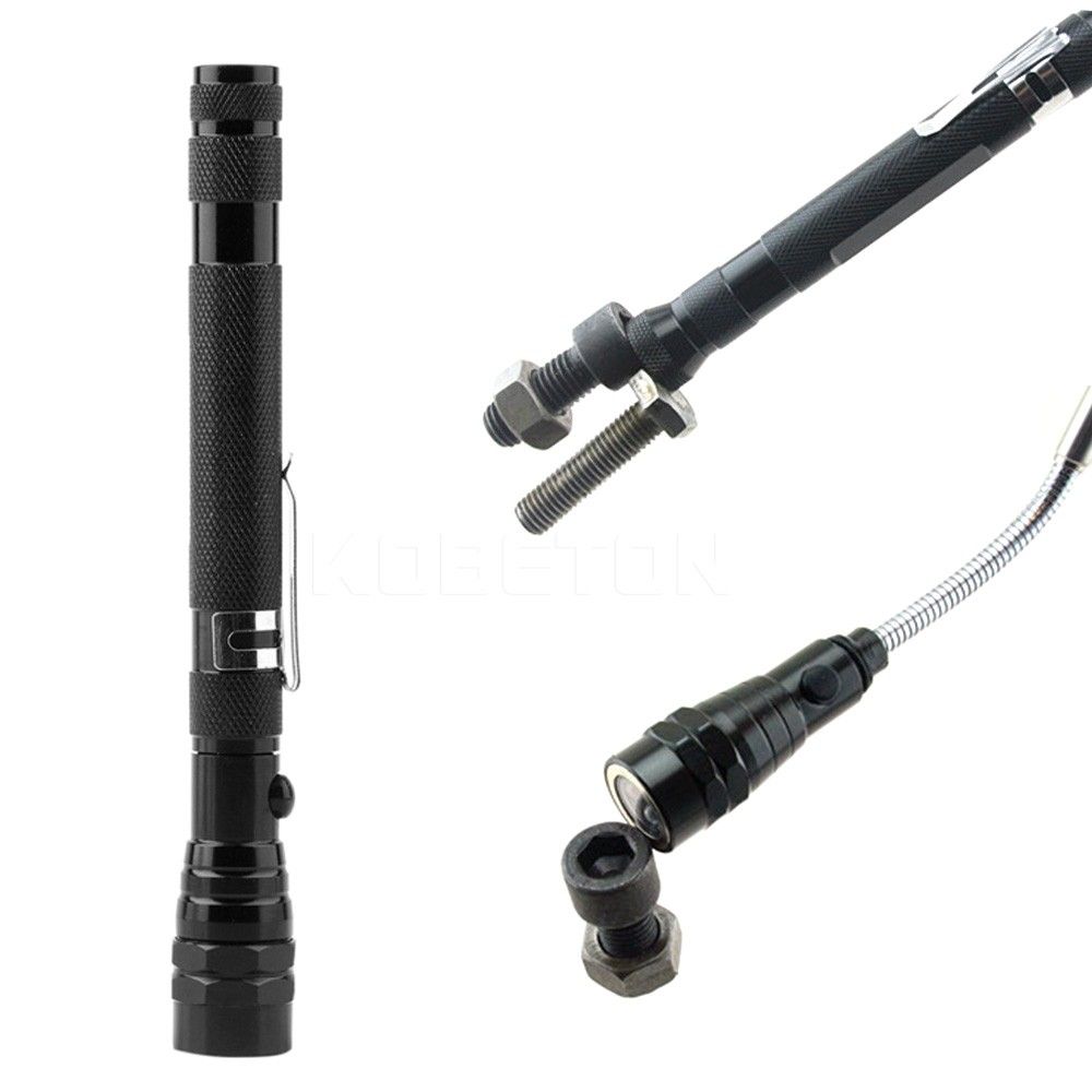 Car Flexible Torch Adjustable Telescopic 3 LED Torches