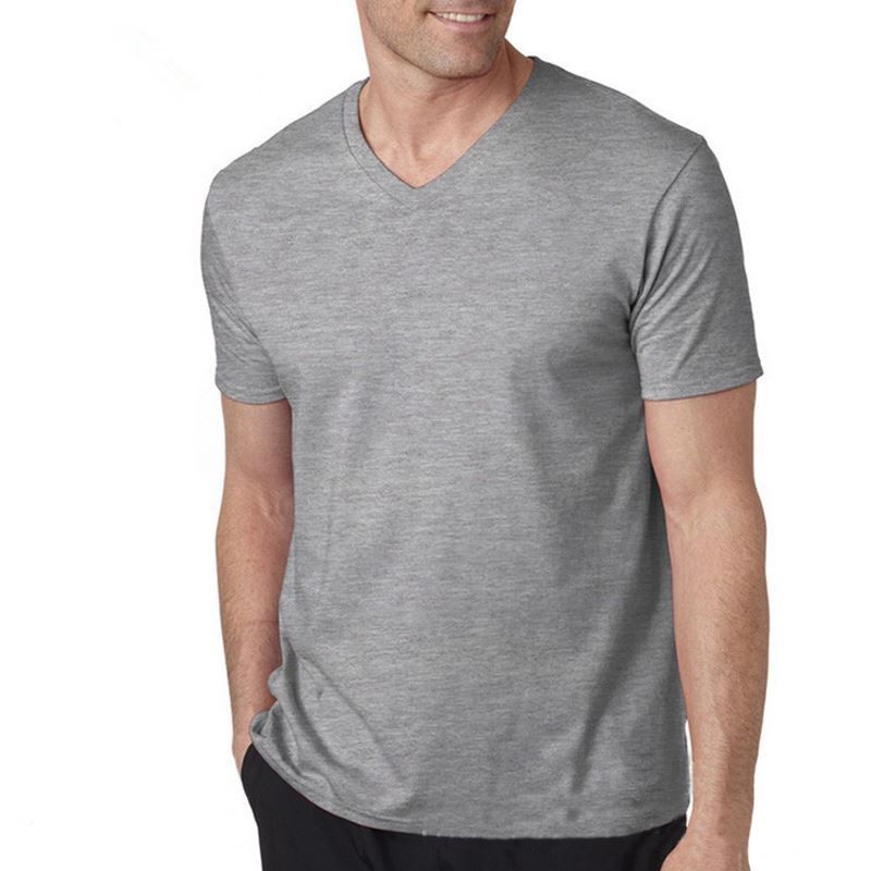 T Shirt Men Designs V Neck Collar Tshirt Mens Short Sleeve Shirts ...