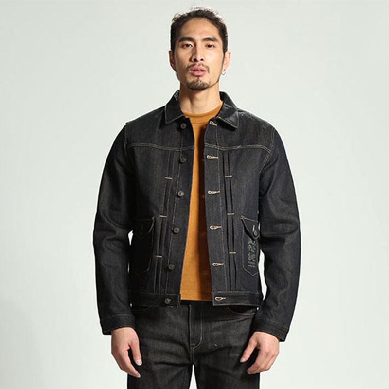 2018 Moto Club Heavy Denim Jacket Men Indigo Slim Fit Outerwear 2018 Moto Club Heavy Denim Jacket Men Indigo Slim Fit Outerwear Biker Jeans Sons Of Anarchy Coat Mens Brand Clothing Nylon Warm Jackets From