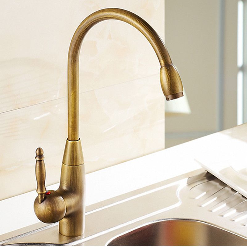 Free High Quality Antique Kitchen Faucet By Solid Brass Sink From China Sanitary Ware
