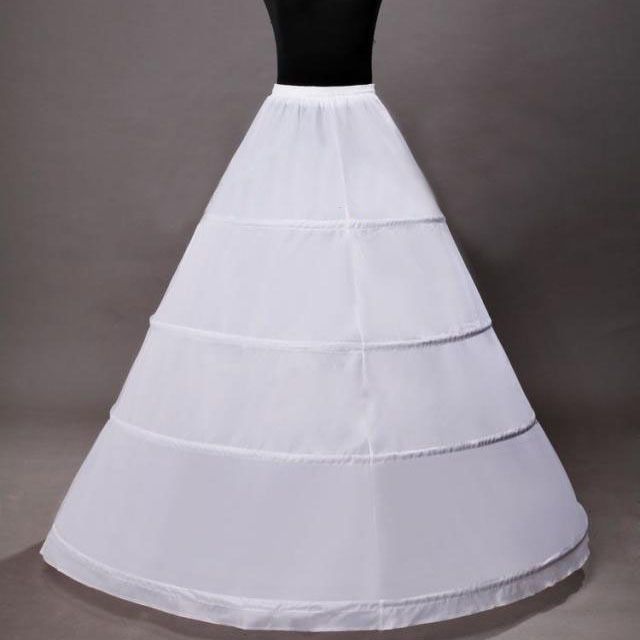 Petticoat 3 Bone Full Flounce Elastic Waist Crinoline Petticoat for Ball Gown Bridal Wedding Gown Party Dress