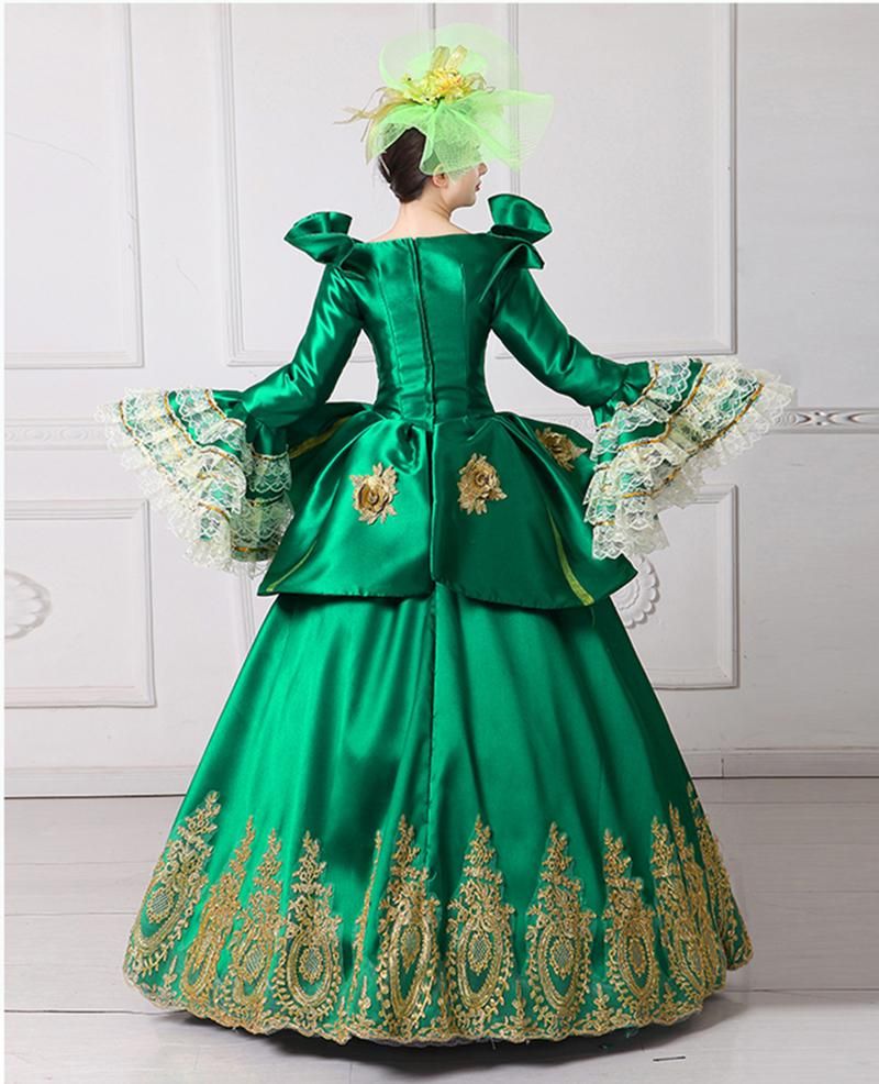 Scarlet Darkness Dress Kids Girls Baroque Style Victorian Ball