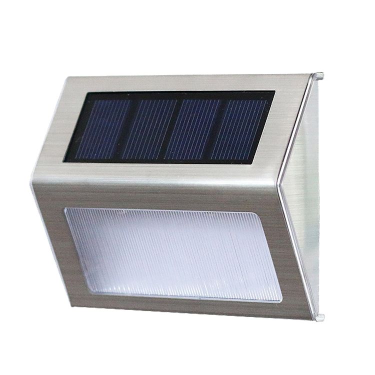 2018 solar stair lights outdoor led step lighting 2 leds stainless