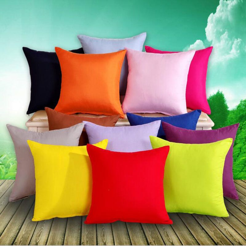 Fashion Solid Color Throw Pillow Case Cushion Cover Decorative Unique Homemade Decorative Pillows Fashion Solid Color Throw Pillow Case Cushion Cover Decorative Unique Homemade Decorative Pillows