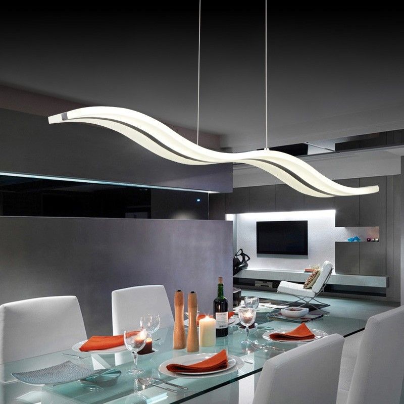 Modern Rectangle Led Pendant Light Fixture White Acrylic Chandelier Modern Rectangle Led Pendant Light Fixture White Acrylic Chandelier Lights Lamp Lighting Aisle Porch Suspension Ball Rectangular