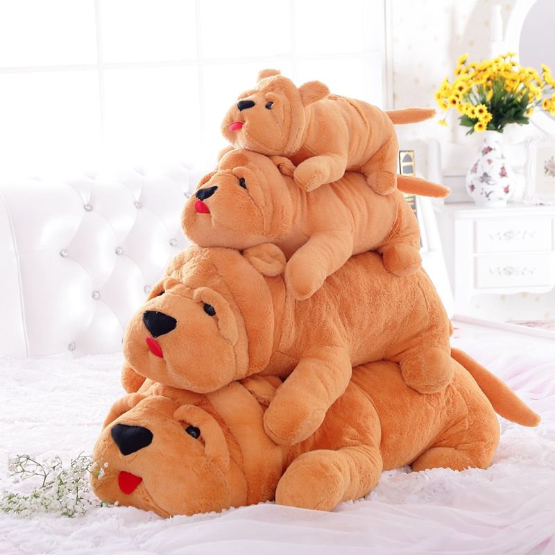 big stuffed dog