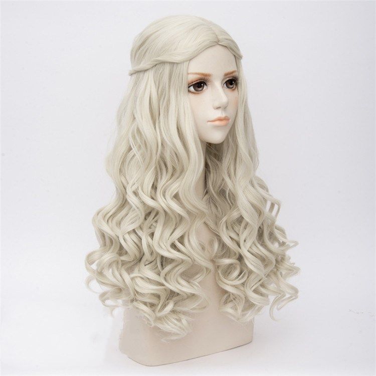 perruque reine blanche