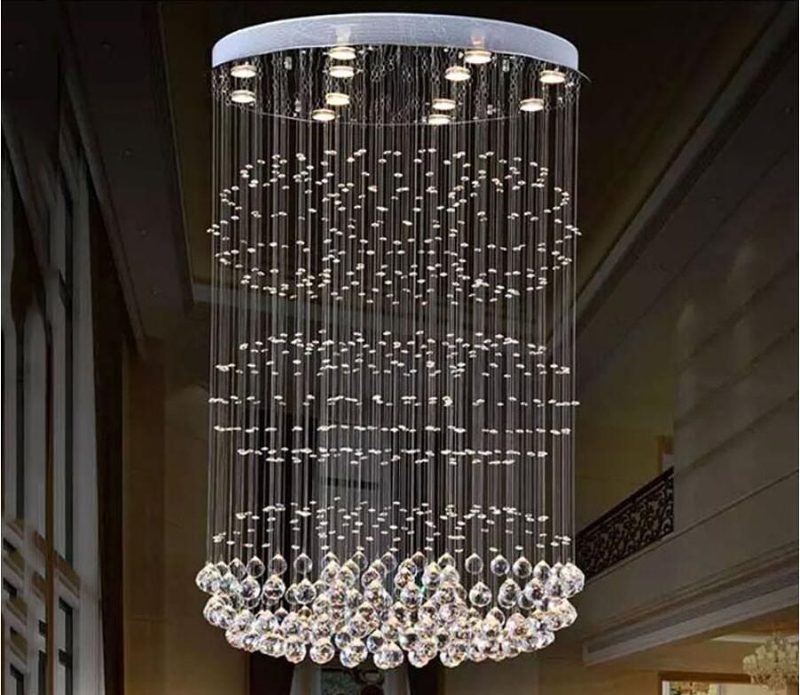 Modern Crystal Chandeliers Lighting Ceiling Chandelier Light Led Indoor Lamp Fixtures Living Room Lights Home Decoration Pendant
