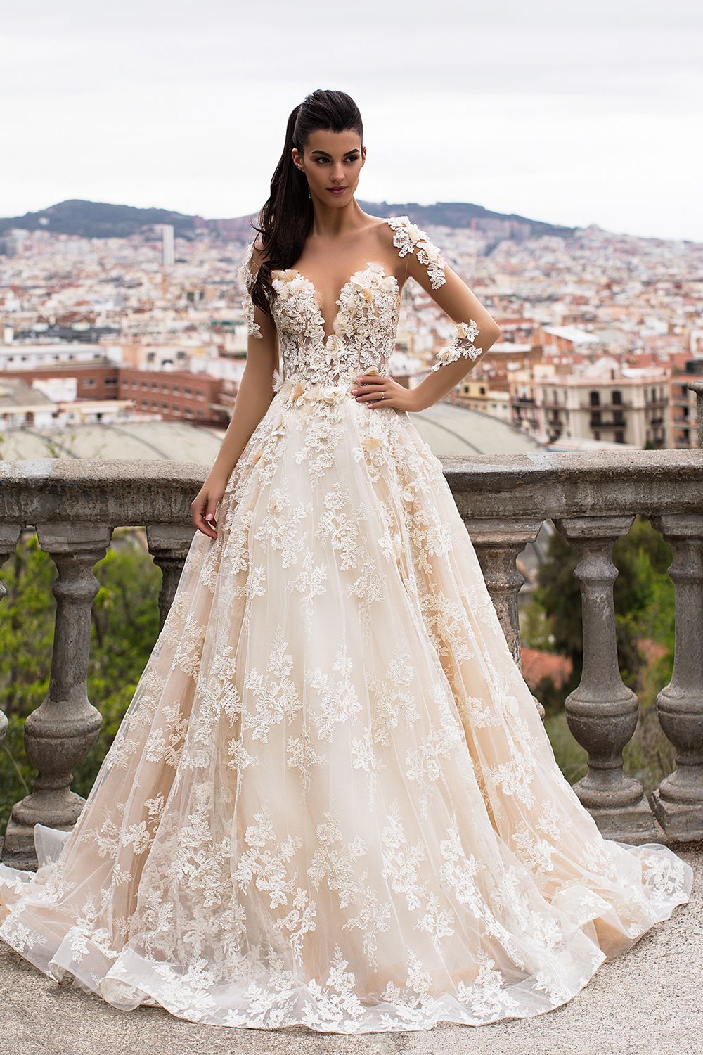 organza wedding dresses
