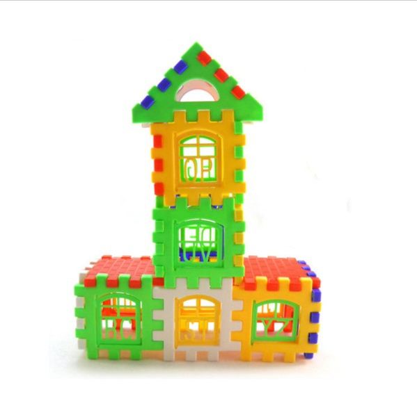 Baby House Building Blocks Construction Toy Kids Brain Game Learning Educational Toys For