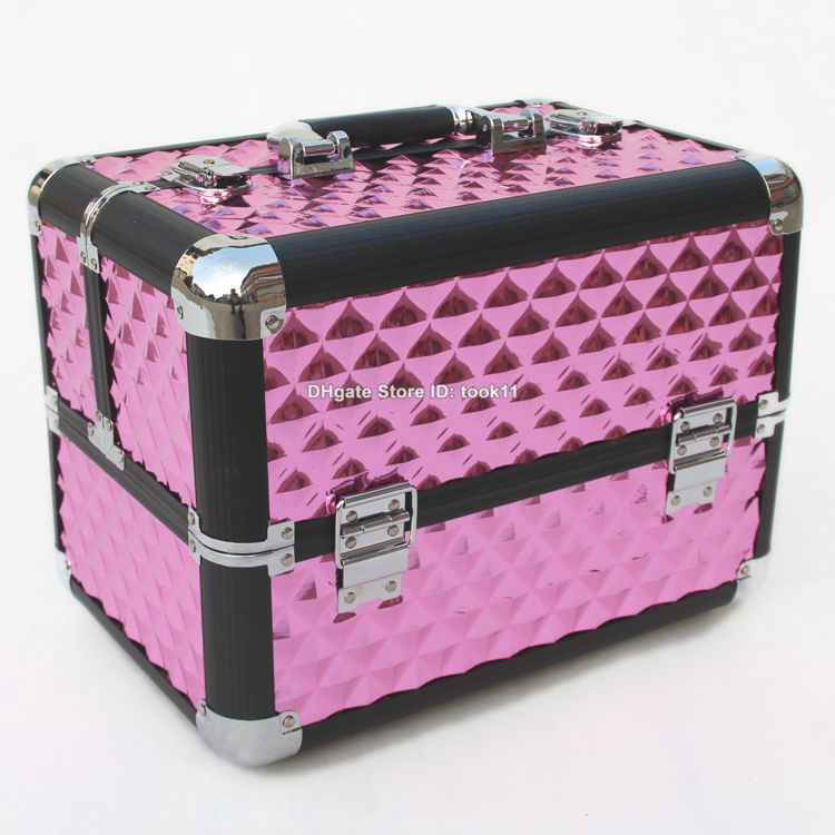 2021 Professional Cosmetic Bag Big Hard Makeup Organizer Storage Box