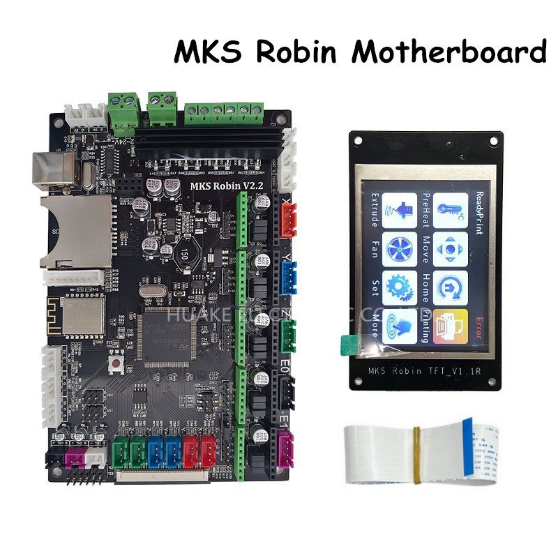 MKS Robin Nano V3.1 - Scheda Madre Per Stampante 3D Con Display TS35 | Controller Aggiornato Con Doppio Asse Z E WiFi - Foto 4