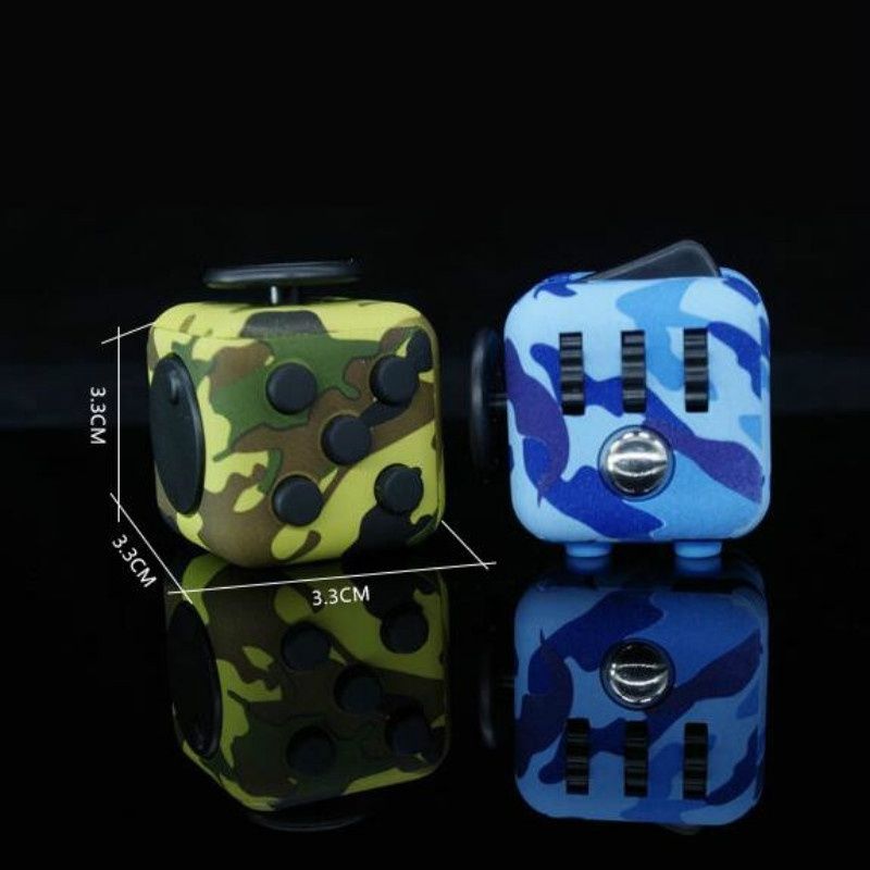 3 3cm Creative Camouflage Diy Fidget Cube Relieves Anxiety Stress 3 3cm Creative Camouflage Diy Fidget Cube Relieves Anxiety Stress For S Desk Spin Toys Squeeze Fun Reliever Toy Male