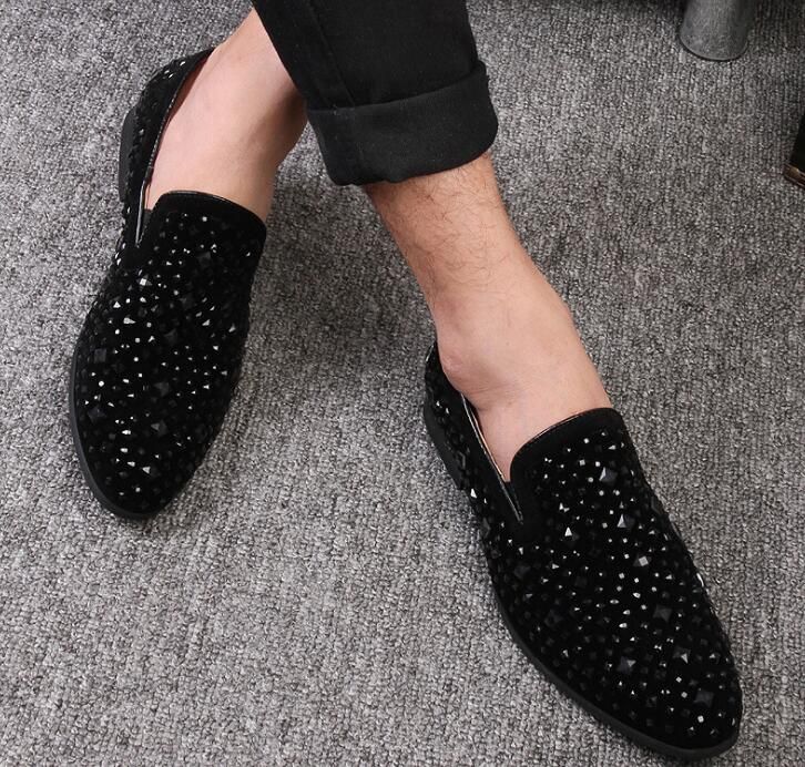 2019 New Men Pointed Toe Leather Shoes Fashion Cool Hairstylist Doug ...