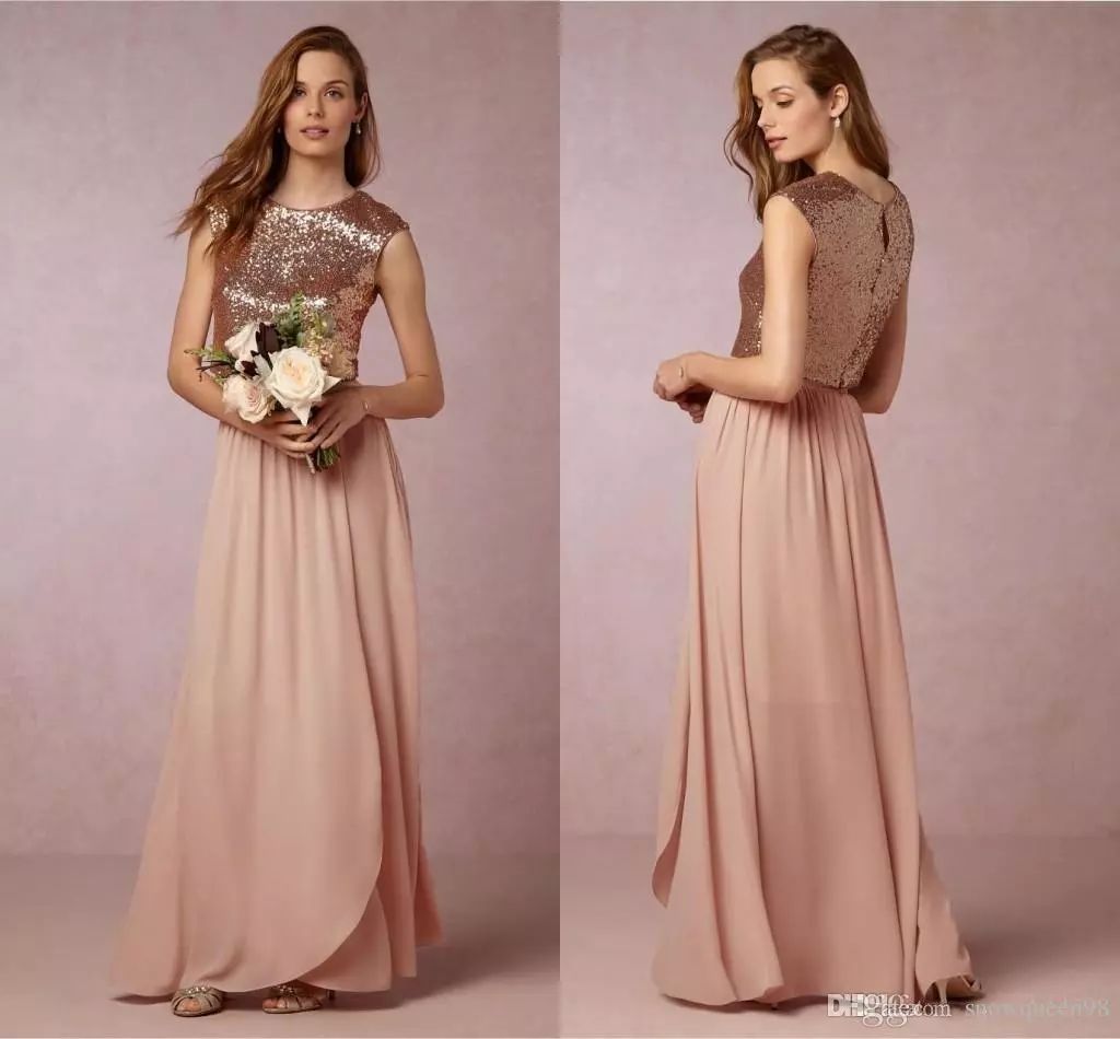 rose gold 2 piece outfit