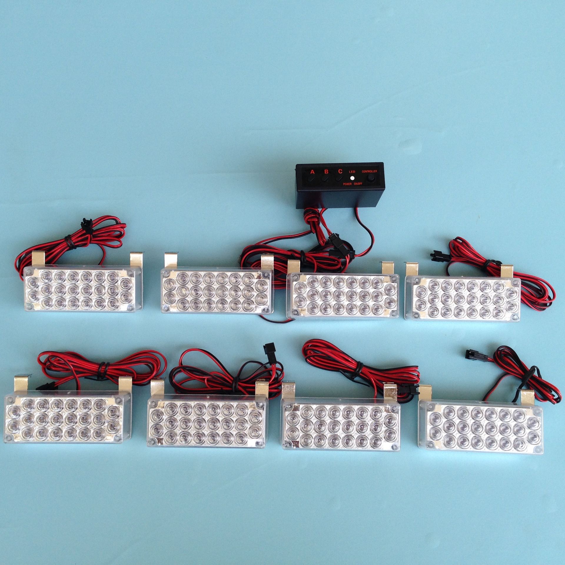 22X8 Amber 22 LED Car Warning Hazard Emergency Flash ...