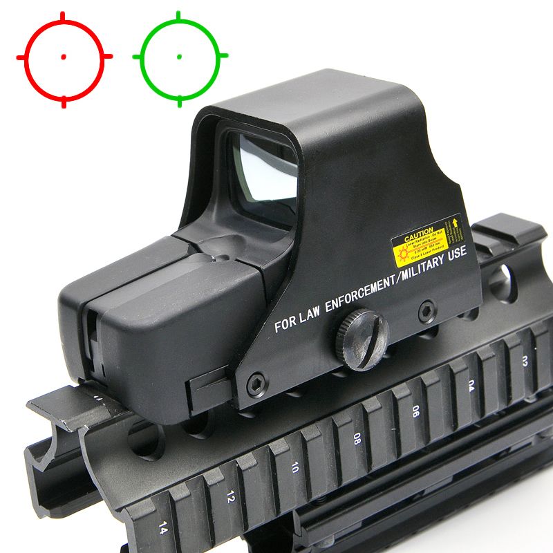 551 Holographic Sight Red Green Dot Sight Rifle Scope with 20mm Rail