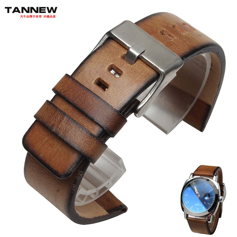 Wholesale 2016 New High Quality Vintage Brown Leather Strap 24 Mm Strap Casual Correspondence ...