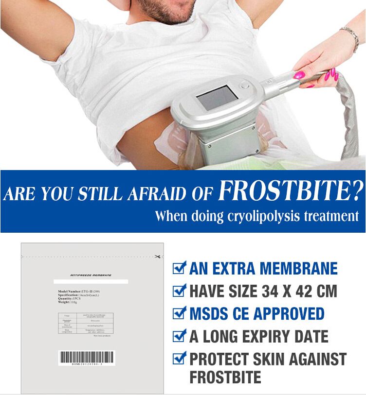 2019 Anti Freezing Membrane Cryo Pad Anti Feeze Membranes 27*30/34*42CM