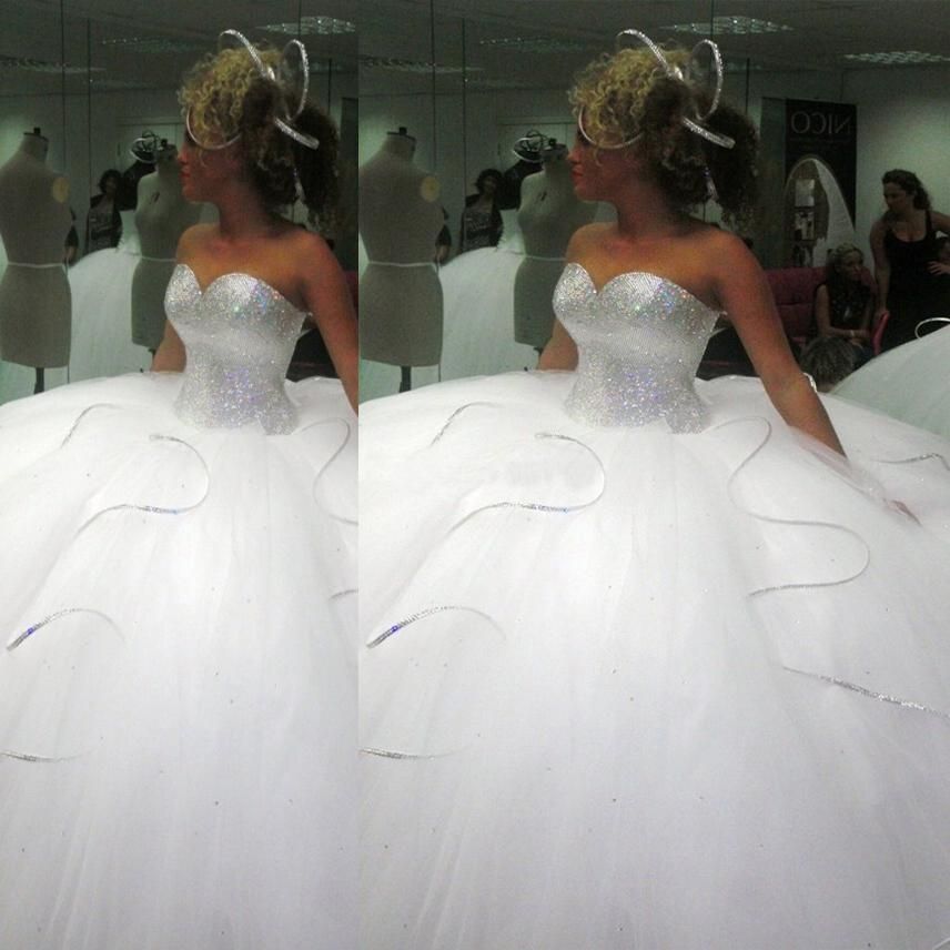 Poofy Wedding Dresses Bling