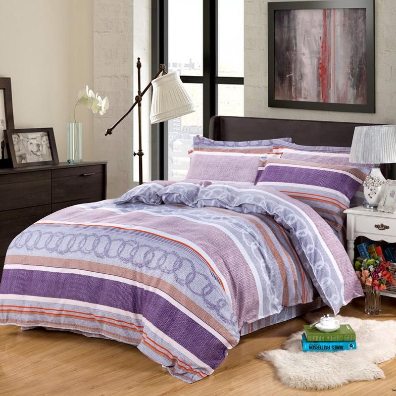 New Fashion Bedding Set Duvet Cover Sets Soft Polyester Bed Linen New Fashion Bedding Set Duvet Cover Sets Soft Polyester Bed Linen Flat Sheet Pillowcase Home Textile Ty2070 Black And White Queen Size