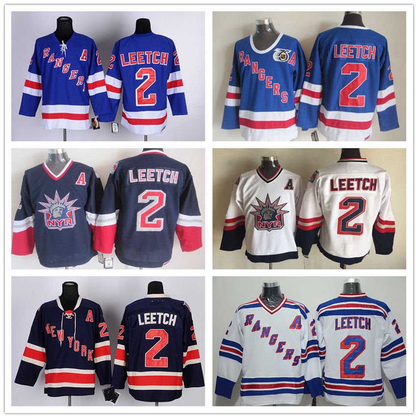 2019 Wholesale New York Rangers 1991 Jerseys Mens 2 Brian Leetch Blue