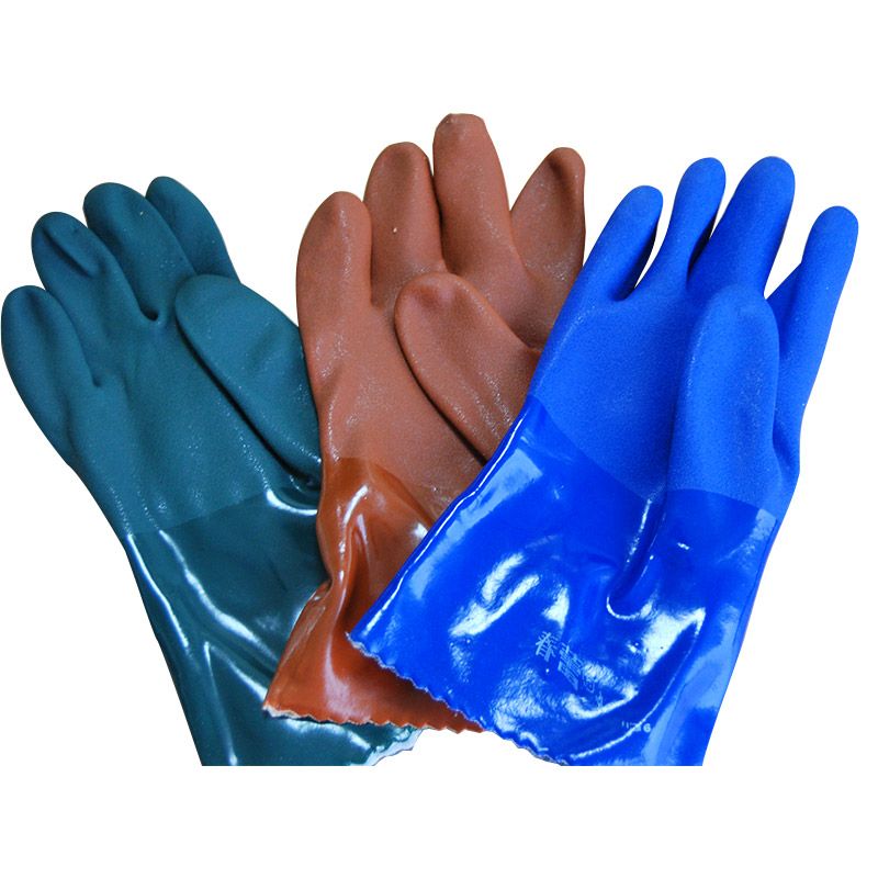 Multicolor Gloves Rubber Garden Mittens Waterproof Latex Insulated