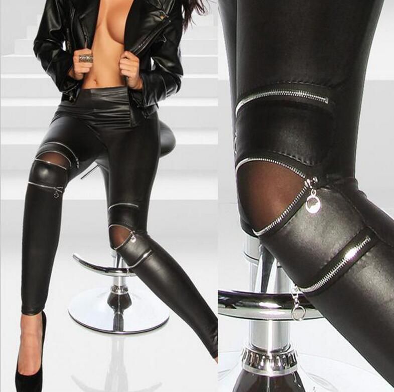 leather skinny trousers womens