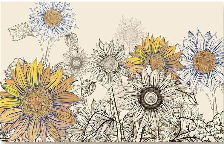 picture Minimalist Sunflower Desktop Wallpaper Hd 3d modern minimalist tv wall background