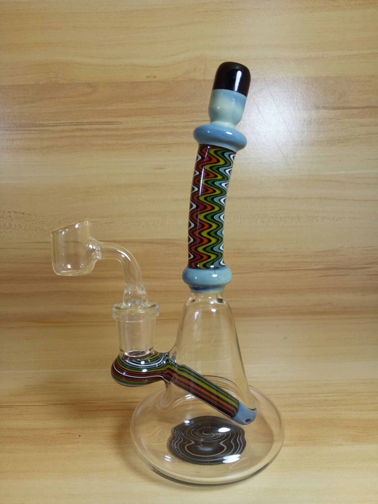 2019 New Mini Bubblers Colorful Glass Water Pipe 7 Inchs Tall 14.5mm