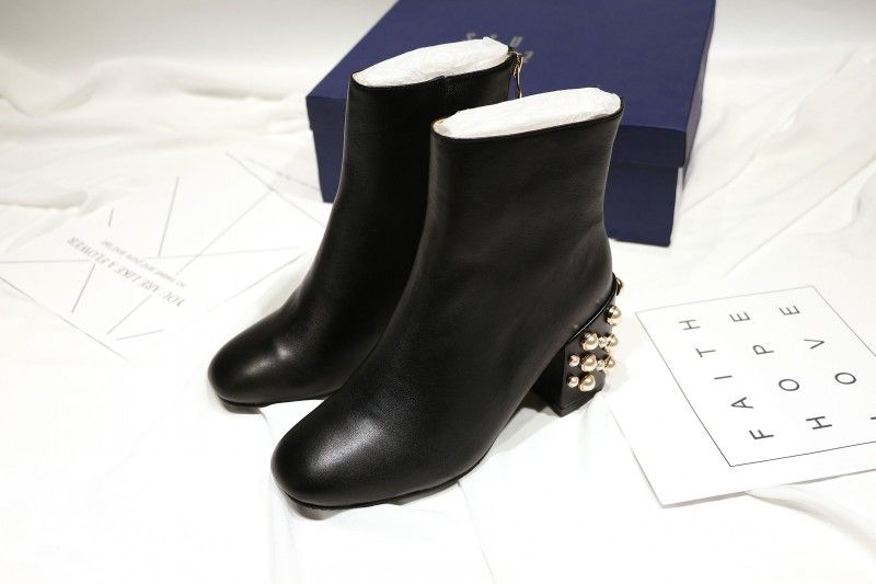 designer black booties