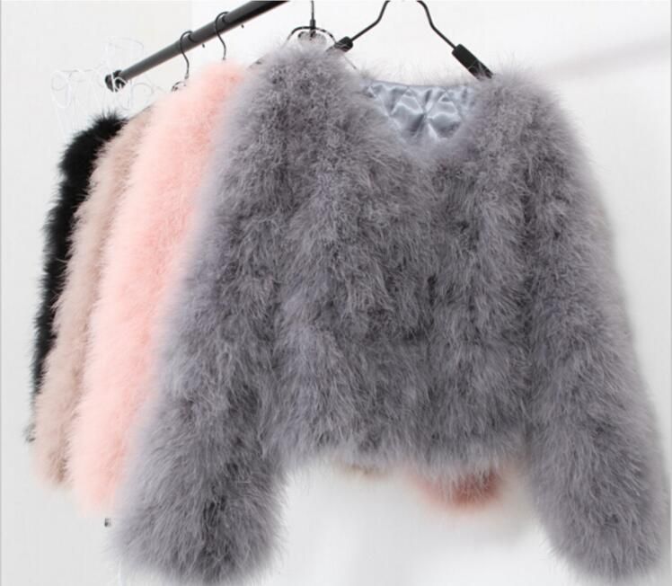 faux fur short jacket womens